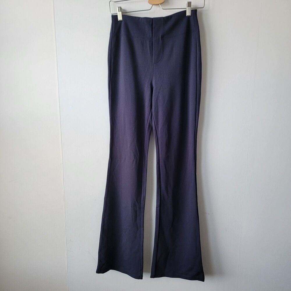 Halara womens  Flex High Waisted Back Side Pocket Slight Flare Work Pants sz ST‎